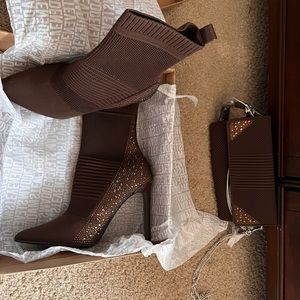 Steve Madden Maxwelle Booties and Purse